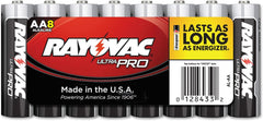 Rayovac ALAA-8J AA Industrial Alkaline Batteries 1.5V 8 Pack