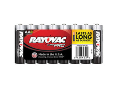 Rayovac ALAA-8J AA Industrial Alkaline Batteries 1.5V 8 Pack