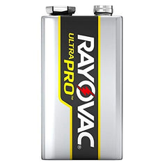 Rayovac AL9V-12PPJ 9V Alkaline UltraPro Reclosable Batteries 12-Pack