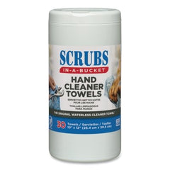 Scrubs 42230 Hand Cleaner Towels Citrus 30/Container