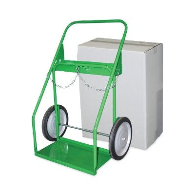 Saf-T-Cart 870-14B Dual Cylinder Cart 9-1/2 in and 12-1/2 in dia Cylinders 14 in Pneumatic Wheels