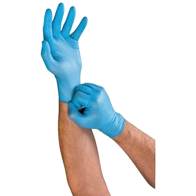 Ansell 586315 TouchNTuff 92-616 Lightweight Nitrile Gloves 3 mil Large Light Blue