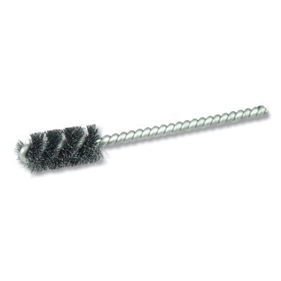 Weiler 21175 Round Power Tube Brush 5/16 in Diameter 1/8 in Stem Diameter 1 in Brush Length