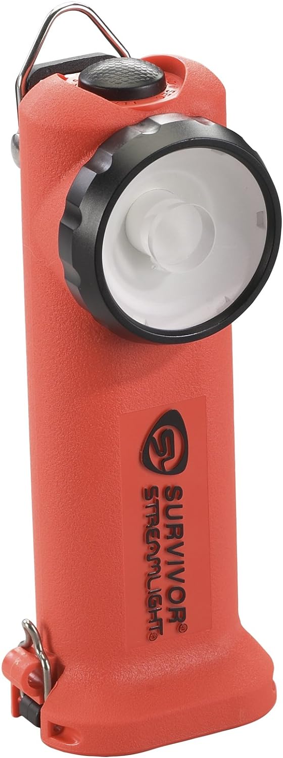 Streamlight 90503 Survivor 175-Lumen LED Flashlight with Charger 6-3/4 Inch Orange