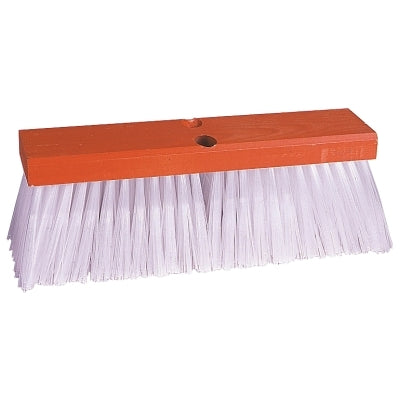 Weiler 70211 Street Broom 4 in Trim 16 in Hardwood Block White Polypropylene Fill