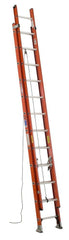 Werner D6224-2 D-Rung Extension Ladder IA 24 ft 19 in 300 lb Load Capacity Fiberglass