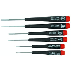 Wiha Tools 26090 Precision Tool Sets Slotted 6 Piece