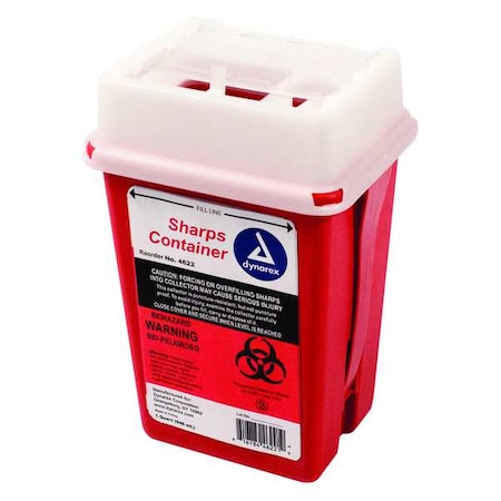 First Aid Only M949 Sharps Container 0.25 Gal Sliding Lid