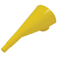 Eagle F15FUN Yellow HDPE Funnel 9 inch Length for Type I Metal Safety Cans