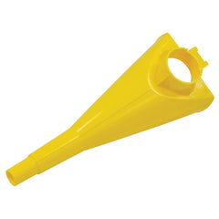 Eagle F15FUN Yellow HDPE Funnel 9 inch Length for Type I Metal Safety Cans