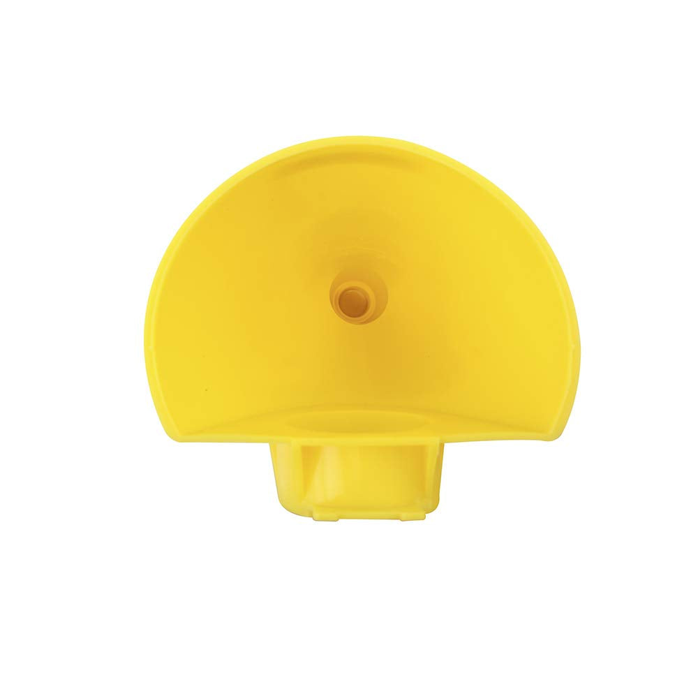 Eagle F15FUN Yellow HDPE Funnel 9 inch Length for Type I Metal Safety Cans