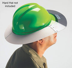 MSA 697290 V-Gard Sun Shield - Standard Cap Attachment, Polyurethane Brim Extender, Smoke-Tinted Lexan