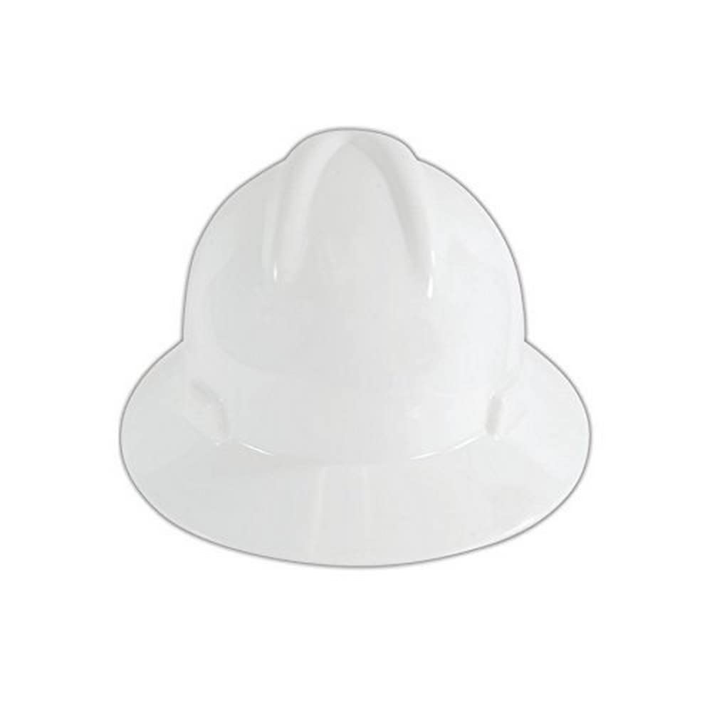 MSA 475369 V-Gard Slotted Protective Hard Hat White Standard