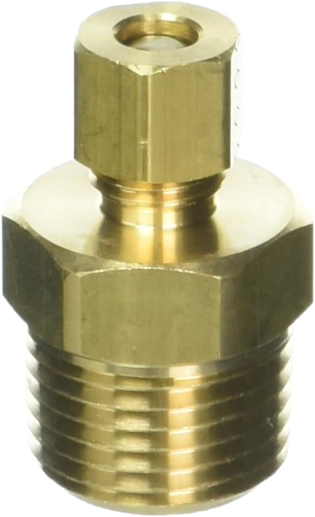 BrassCraft 68-4-8X Reducing Adapter 1/4 OD x 1/2 MIP Lead-Free