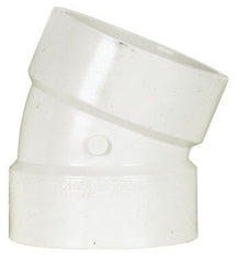 Charlotte Pipe PVC003241200 Elbow 22 PVC DWV 4 HxH