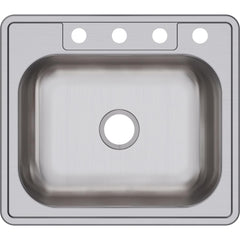 Elkay D125224 Dayton Stainless Steel Kitchen Sink 25 x 22 x 6-9/16 Top Mount