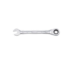 Dewalt DWMT72303OSP 7-9/16 in. Steel Non-Reversing Ratcheting Combination Wrench, Full Polished Chrome, 15 mm