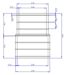 Fernco 1059-22 Elastomeric PVC-DWV 2 x 2 Inch Flexible Plastic Coupling