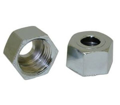 GENE RICH 302-C 1/2 in. IPS x Tube Chrome-Plated Die Cast Zinc Slip Joint Nut