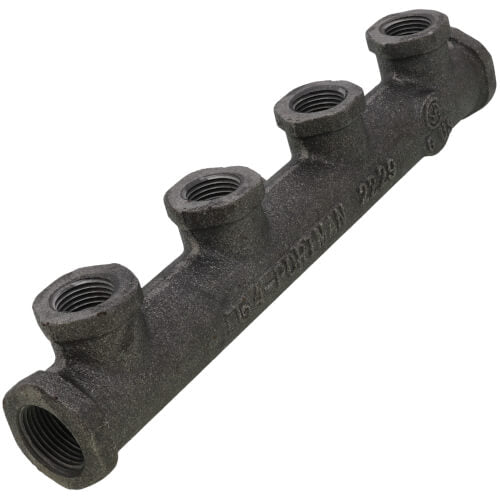 Gastite 4-PORTMAN Cast 4 Port Manifold 3/4 x 1/2 x 1/2 x 1/2