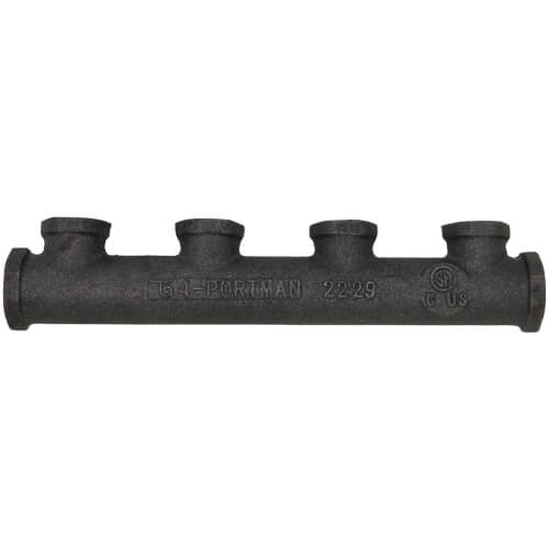 Gastite 4-PORTMAN Cast 4 Port Manifold 3/4 x 1/2 x 1/2 x 1/2