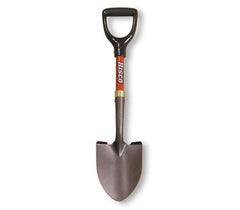 Hisco HISHISSH-L Small Head Round Point Shovel D-Grip Handle 8-1/2 x 6 inches