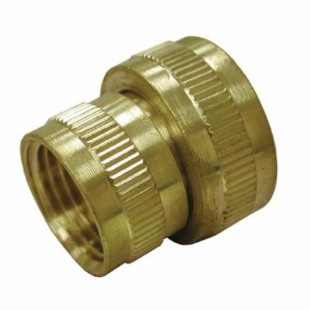 Jones Stephens G20131 3/4 Female Hose x 1/2 Female Pipe Brass Garden Hose Swivel Lead Free