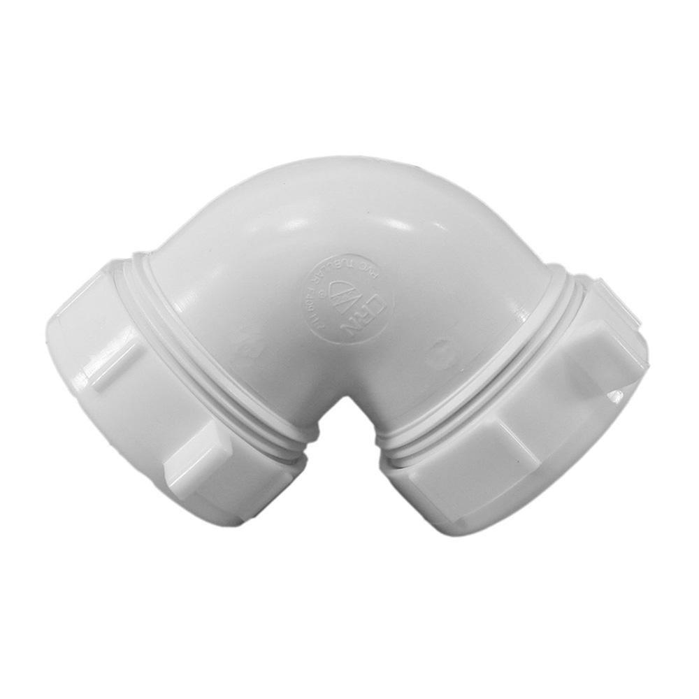 Jones Stephens P37490 1-1/2 in. Slip PVC 90 Degree Elbow