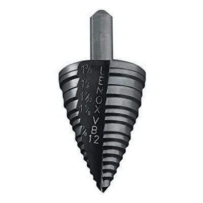 Lenox 30912 Vari-Bit 7/8 to 1-3/8 in High Speed Steel 5-Step Drill Bit