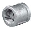 Matco-Norca ZMBCP02 3/8 x 3/8 FPT x FPT 150 PSI Lead-Free Black Malleable Iron Banded Coupling