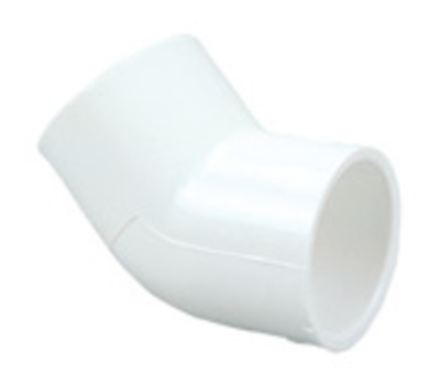 NIBCO 417-040 4 in. Slip x Slip PVC 45-degree Elbow