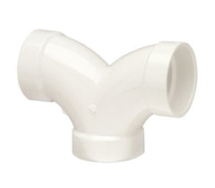 Nibco 4837 PVC DWV 90-Degree Double Elbow 4 in