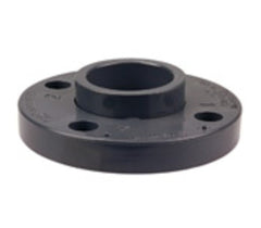 Nibco 4551-A Chemtrol 4 in Socket x Socket PVC Van Stone Flange Dark Gray