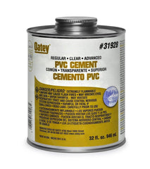 Oatey 31929 1 Gallon PVC Clear Pipe Cement