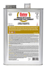 Oatey 31929 1 Gallon PVC Clear Pipe Cement