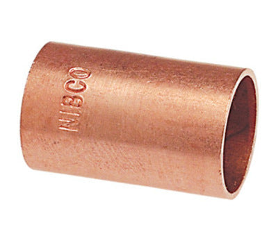 Nibco 601 1-1/4 in. Sweat Wrot Copper Coupling without Stop Lead Free