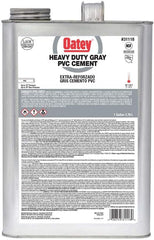 Oatey 31118 Gallon PVC Heavy Duty Gray Cement with Wide Mouth