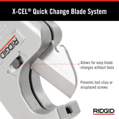 Ridgid 23498 RC-1625 Ratchet Cutter 1/8 to 1-5/8 Aluminum