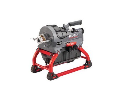 Ridgid 61693 K-5208 115V 60Hz Drain Cleaner Machine with Guide Hose, 4 C-11 Cables, Sectional Cable Carrier, & Toolbox (W/Cutters) Kit