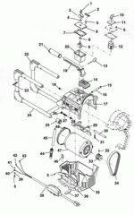 Ridgid 65822 Motor Shroud with Cord Wrap for K-60SP Drain Cleaning Machine