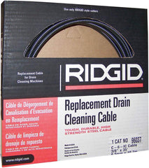 Ridgid 96037 C-6IC Inner Core Cable with Male Coupling 3/8 In x 35 Ft