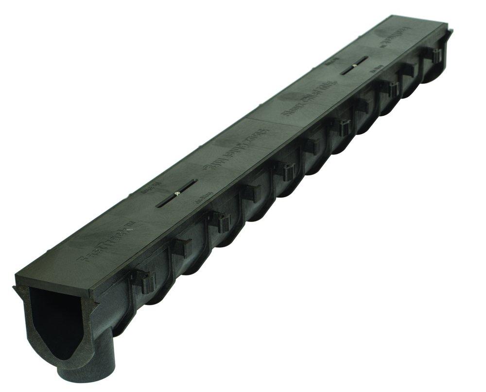 Sioux Chief 865-S1 7-21/100 in. Trench Drain HDPE Sloped Channel Section