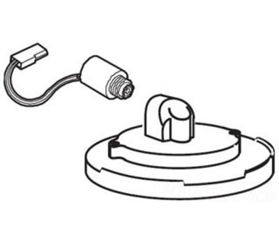 Sloan EBV21A Brass Inside Cover Assembly with Solenoid for Older Optima-Plus and Regal Pro Flushometer