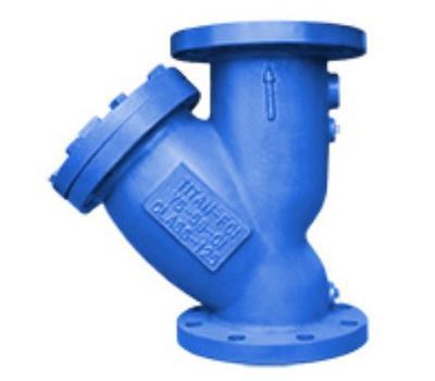 Titan Flow Control YS58I0400-20 Model YS58-CI 4 inch Flanged Cast Iron Wye Strainer Lead-Free