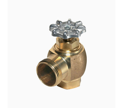 Sloan H730A 1 in Rough Brass Adjustable Wheel Handle Control Stop