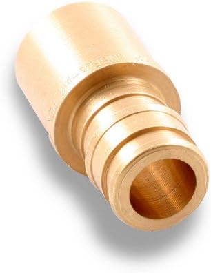 Uponor LF4517575 ProPEX LF Brass Sweat Adapter 3/4 PEX x 3/4 Copper