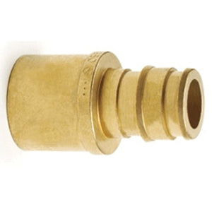 Uponor LF4517575 ProPEX LF Brass Sweat Adapter 3/4 PEX x 3/4 Copper