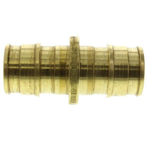 Uponor LF4545050 ProPEX Brass Coupling 1/2 inch PEX x PEX