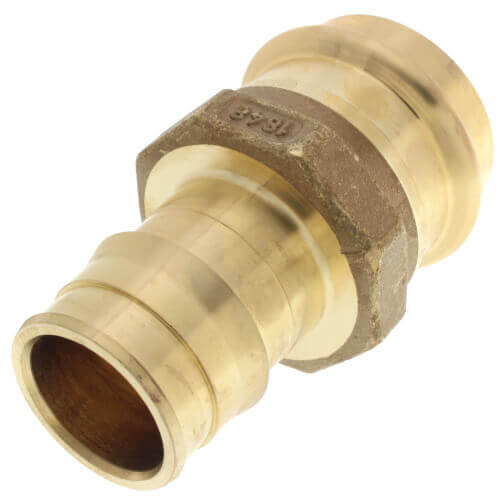 Uponor LFP4513030 ProPEX LF Brass Copper Press Adapter 3 inch PEX x 3 inch Copper