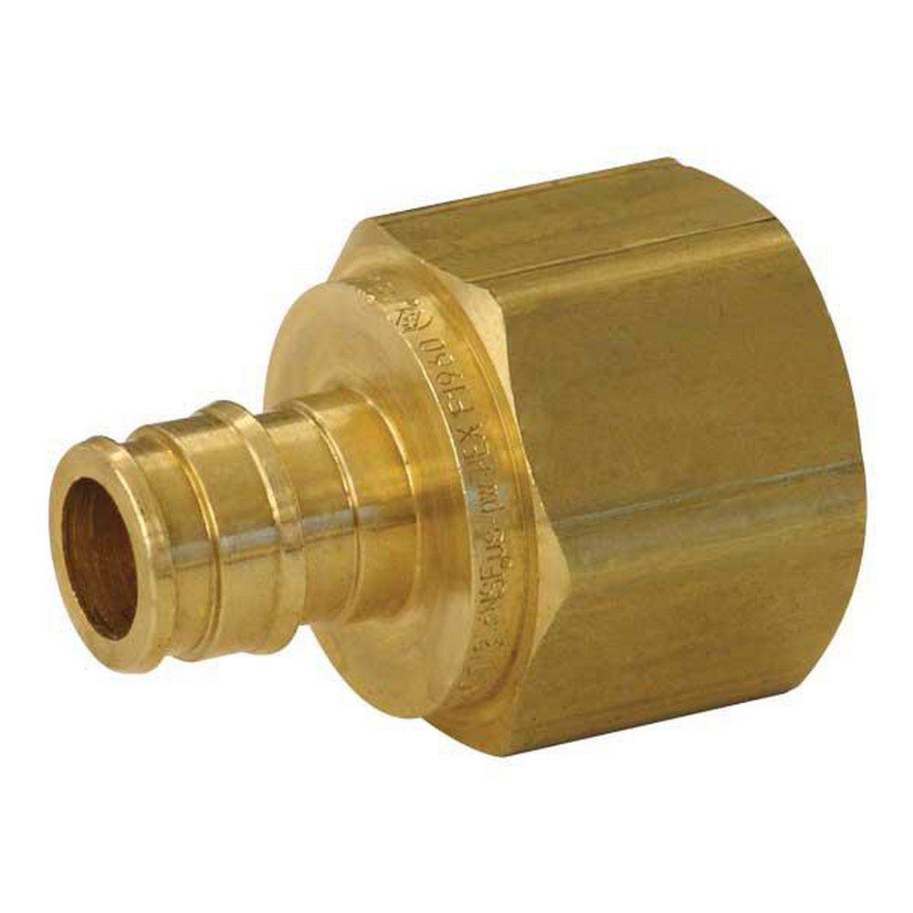 Uponor LF4575050 ProPEX 1/2 in. Brass PEX Expansion x FPT Adapter